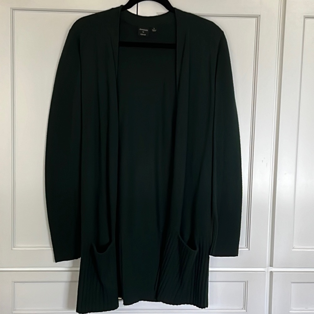 devotion by Cyrus green cardigan sweater